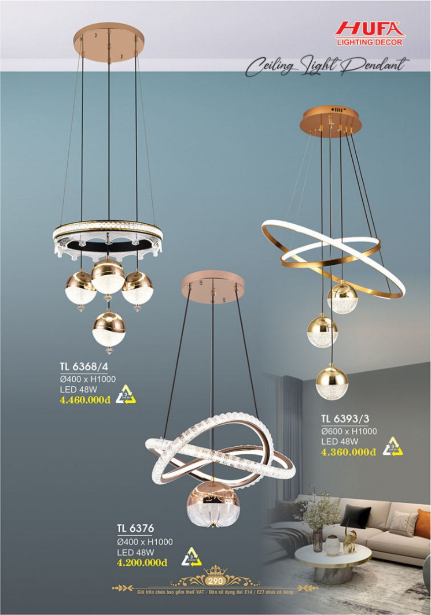 Bảng giá đèn trang trí HUFA